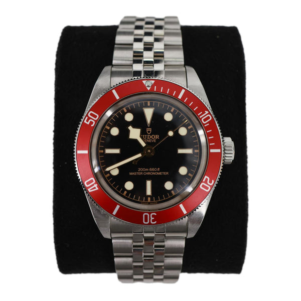 Tudor Black Bay Automatic Master Chronometer SS Black Sunray Dial Watch 41mm