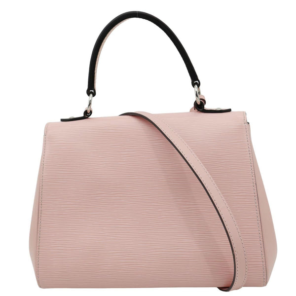 LOUIS VUITTON Cluny BB Epi Leather Top Handle Crossbody Bag Pink