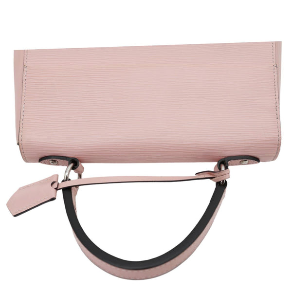 LOUIS VUITTON Cluny BB Epi Leather Top Handle Crossbody Bag Pink
