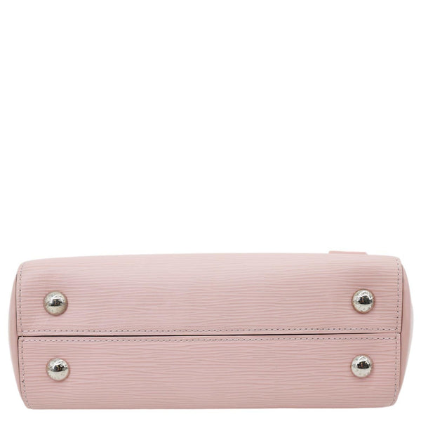 LOUIS VUITTON Cluny BB Epi Leather Top Handle Crossbody Bag Pink