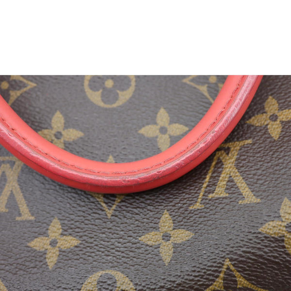 LOUIS VUITTON Totem Speedy 30 Monogram Canvas Satchel Bag Flamingo Pink