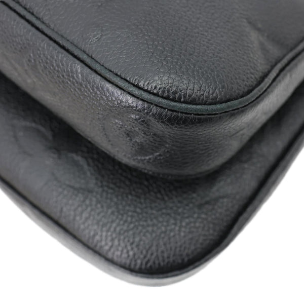 LOUIS VUITTON Multi Pochette Accessoires Monogram Empreinte Leather Crossbody Bag Black
