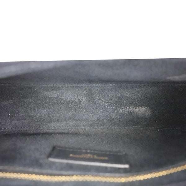 YVES SAINT LAURENT Le 5 à 7 Smooth Leather Shoulder Bag Black