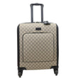 GUCCI Carry-On GG Supreme Canvas Travel Luggage Bag Beige