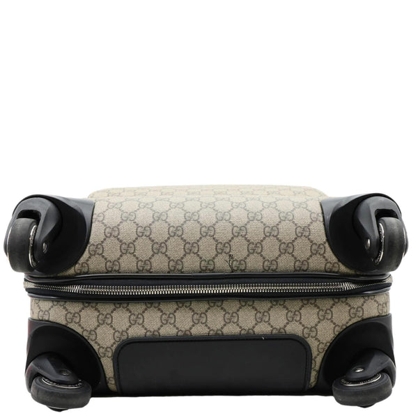 GUCCI Carry-On GG Supreme Canvas Travel Luggage Bag Beige