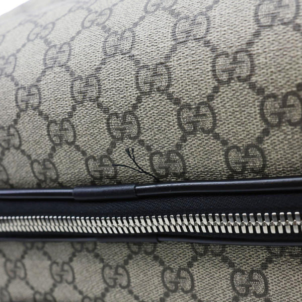 GUCCI Carry-On GG Supreme Canvas Travel Luggage Bag Beige