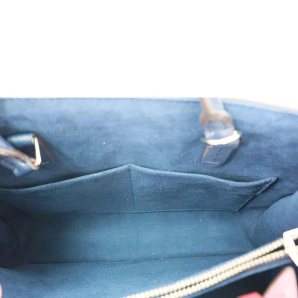 LOUIS VUITTON Twist Epi Leather Tote Bag Blue