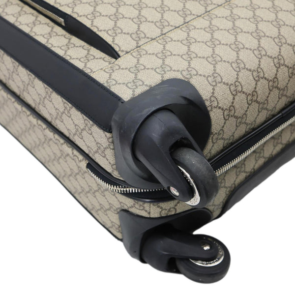 GUCCI Carry-On GG Supreme Canvas Travel Luggage Bag Beige