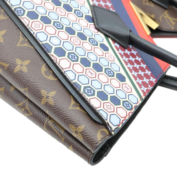 LOUIS VUITTON Kimono MM Monogram Canvas Tote Bag Brown