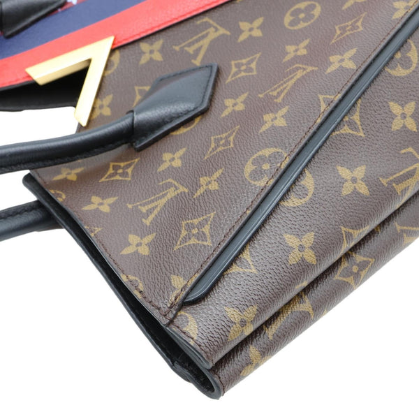 LOUIS VUITTON Kimono MM Monogram Canvas Tote Bag Brown