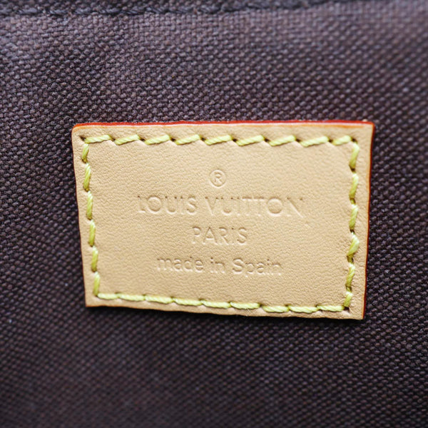 LOUIS VUITTON Liv Pochette Monogram Canvas Shoulder Bag Brown