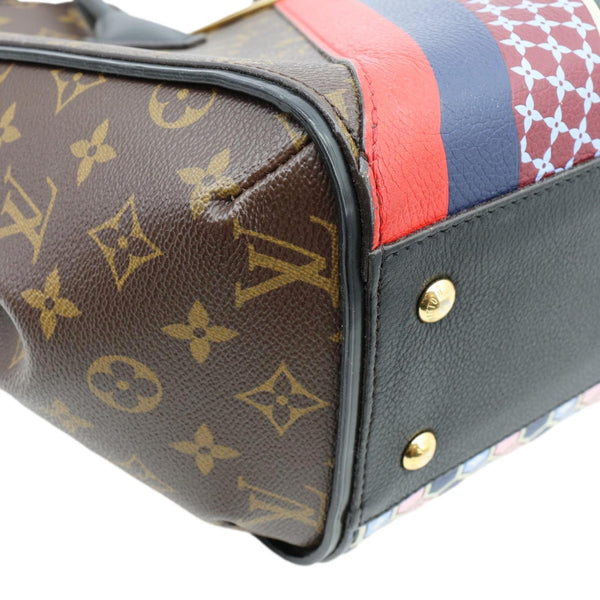 LOUIS VUITTON Kimono MM Monogram Canvas Tote Bag Brown
