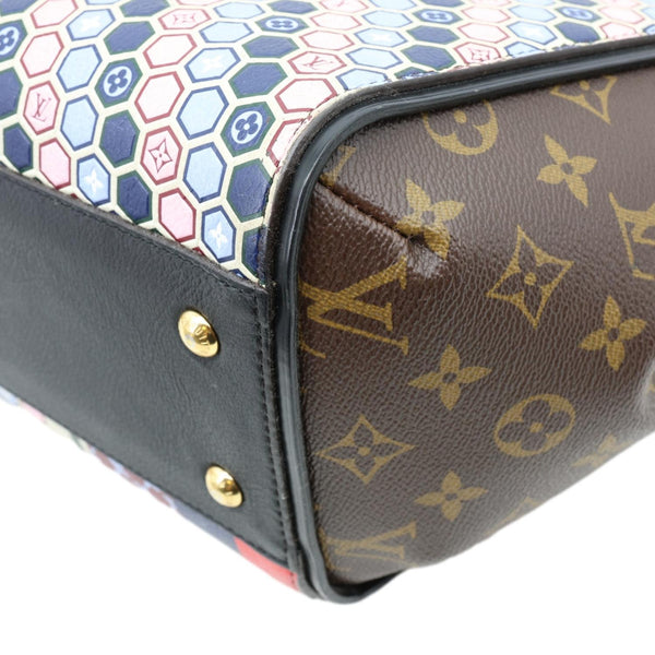 LOUIS VUITTON Kimono MM Monogram Canvas Tote Bag Brown