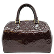 LOUIS VUITTON Montana Monogram Vernis Satchel Bag Amarante