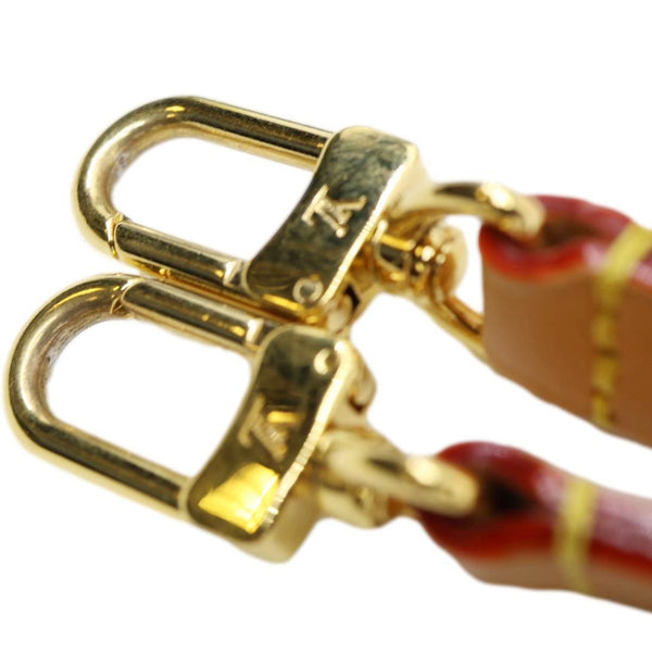 LOUIS VUITTON Liv Pochette Monogram Canvas Shoulder Bag Brown