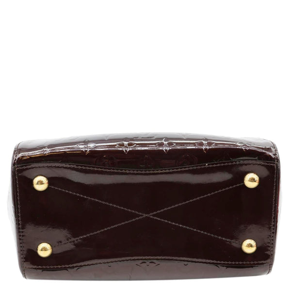 LOUIS VUITTON Montana Monogram Vernis Satchel Bag Amarante