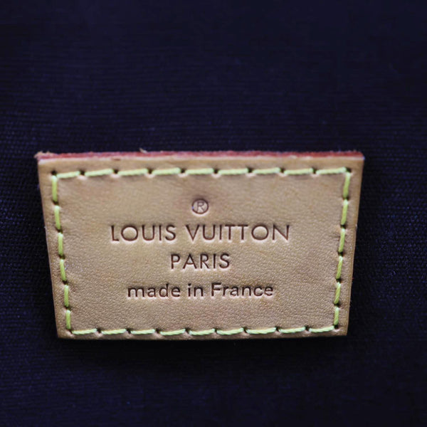 LOUIS VUITTON Montana Monogram Vernis Satchel Bag Amarante