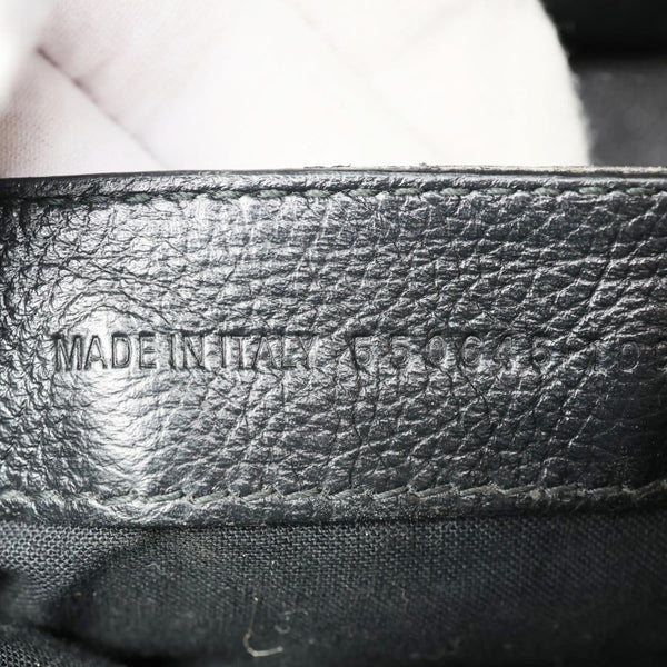 BALENCIAGA Ville Top Handle Small Grained Leather Crossbody Bag Black