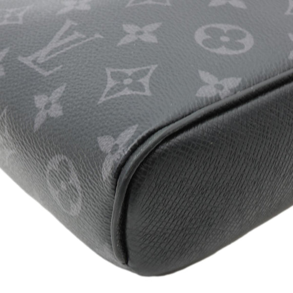 LOUIS VUITTON Outdoor Slingbag Monogram Taigarama Leather Crossbody Bag Black