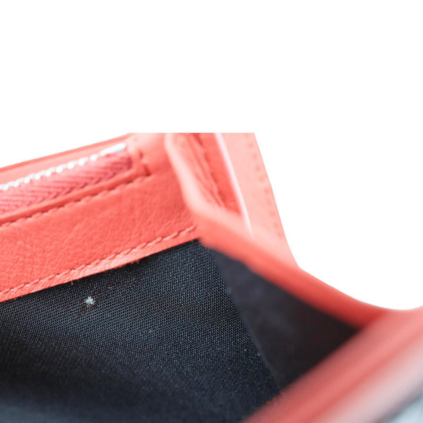 MCM Tracy Monogram Visetos Canvas Chain Crossbody Wallet Black