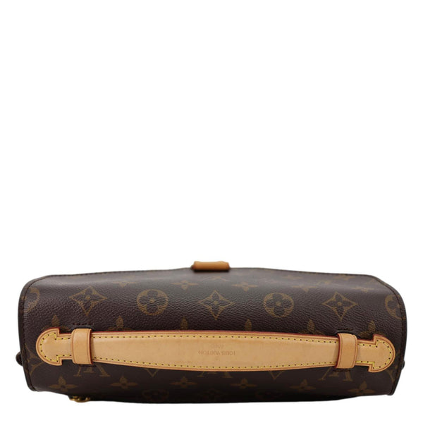 LOUIS VUITTON Metis Pochette Monogram Canvas Crossbody Bag Brown