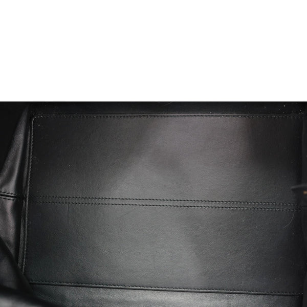 CHRISTIAN DIOR Toujours Houndstooth Embroidery Sequins Tote Bag Black