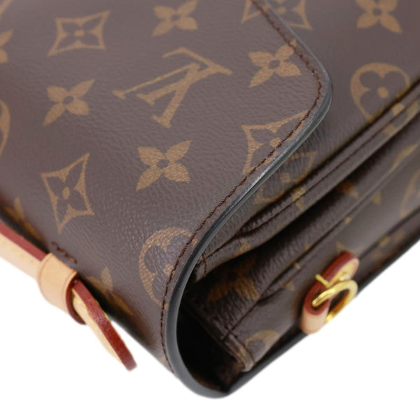 LOUIS VUITTON Metis Pochette Monogram Canvas Crossbody Bag Brown