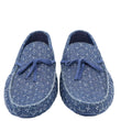 LOUIS VUITTON Driver Moccasin Monogram Denim Loafers Blue