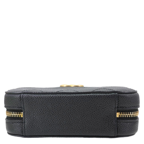 CHANEL Chic Affinity Quilted Caviar Leather Belt Bag Black