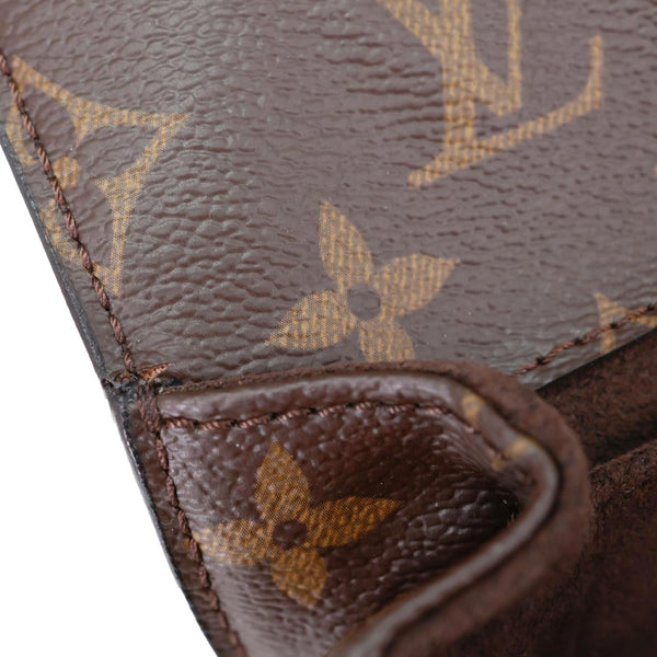 LOUIS VUITTON Metis Pochette Monogram Canvas Crossbody Bag Brown