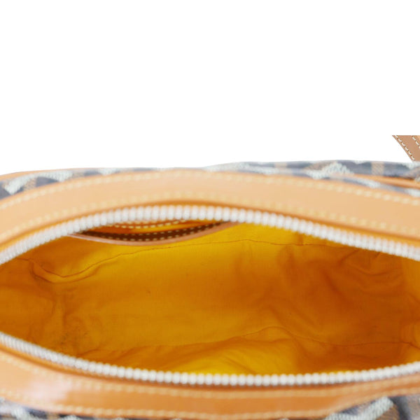 GOYARD Sac Cap Vert Coated Canvas Crossbody Bag Black