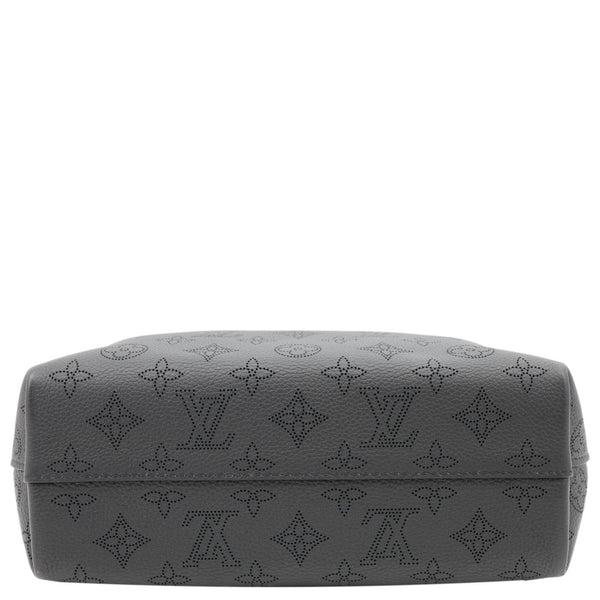 LOUIS VUITTON Why Knot MM Monogram Mahina Leather Shoulder Bag Black