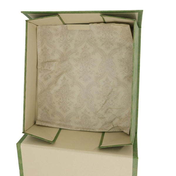 GUCCI Rectangular Buckle GG Supreme Canvas Reversible Belt Black 722370 Size 110/44