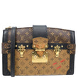 LOUIS VUITTON Trunk Clutch Reverse Monogram Crossbody Bag Brown