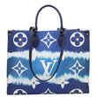 LOUIS VUITTON Onthego GM Monogram Escale Canvas Shoulder Bag Blue