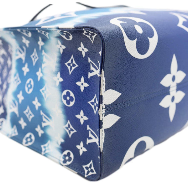 LOUIS VUITTON Onthego GM Monogram Escale Canvas Shoulder Bag Blue