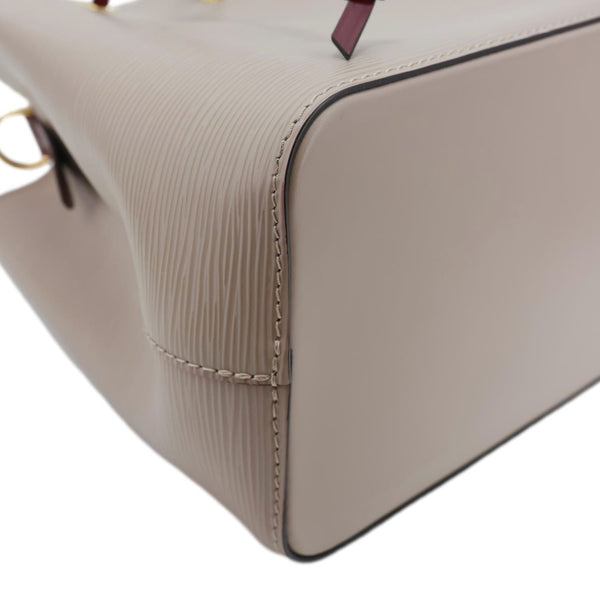 LOUIS VUITTON NeoNoe BB Epi Leather Bucket Bag Beige