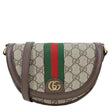 GUCCI Ophidia Mini GG Supreme Canvas Shoulder Bag Beige 757309