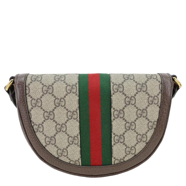 GUCCI Ophidia Mini GG Supreme Canvas Shoulder Bag Beige 757309
