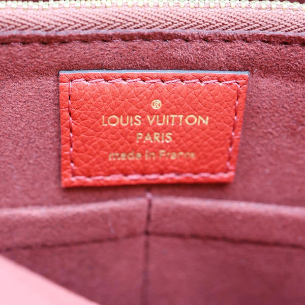 LOUIS VUITTON Kimono MM Monogram Canvas Tote Bag Red