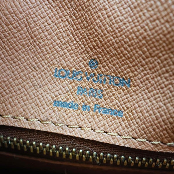 LOUIS VUITTON Boulogne Monogram Canvas Shoulder Bag Brown