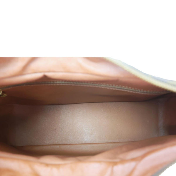 LOUIS VUITTON Boulogne Monogram Canvas Shoulder Bag Brown