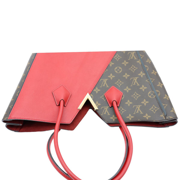 LOUIS VUITTON Kimono MM Monogram Canvas Tote Bag Red