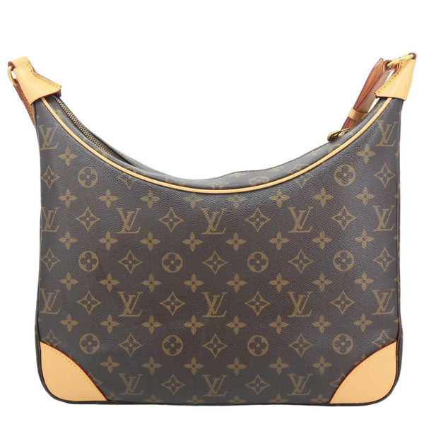 LOUIS VUITTON Boulogne Monogram Canvas Shoulder Bag Brown