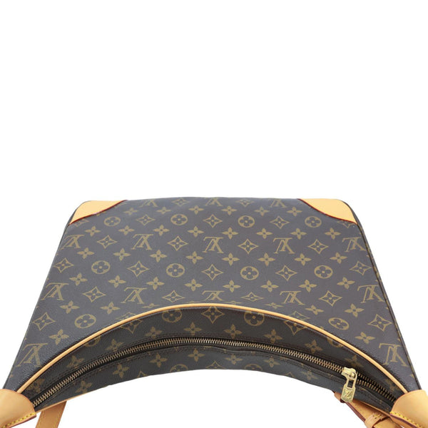 LOUIS VUITTON Boulogne Monogram Canvas Shoulder Bag Brown