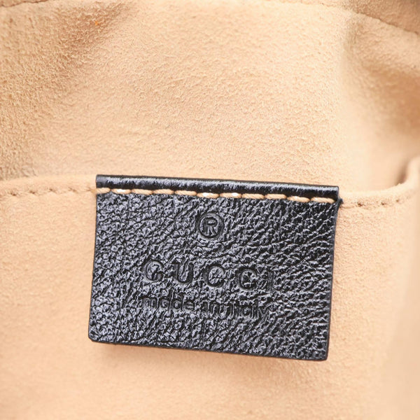 GUCCI Marmont Small Monogram Canvas Crossbody Camera Bag Beige 447632