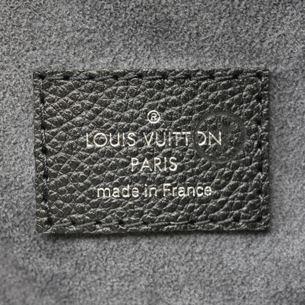 LOUIS VUITTON Why Knot MM Monogram Mahina Leather Hobo Bag Black