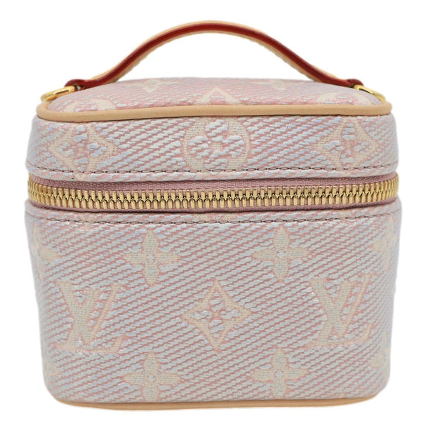 LOUIS VUITTON Monoglam Canvas Micro Vanity Case Pink