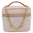 LOUIS VUITTON Monoglam Canvas Micro Vanity Case Pink