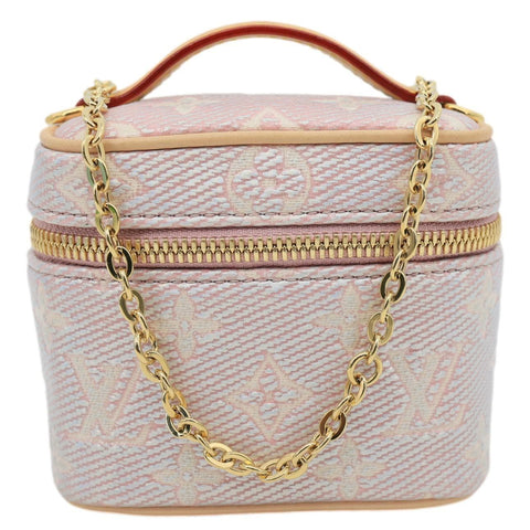 LOUIS VUITTON Monoglam Canvas Micro Vanity Case Pink